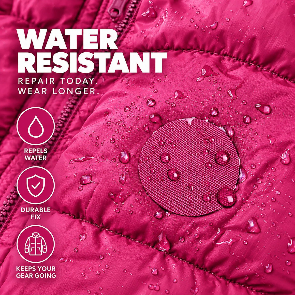 Self-Adhesive Puffer Jacket Repair Patches (30+ Colours) - aZengear