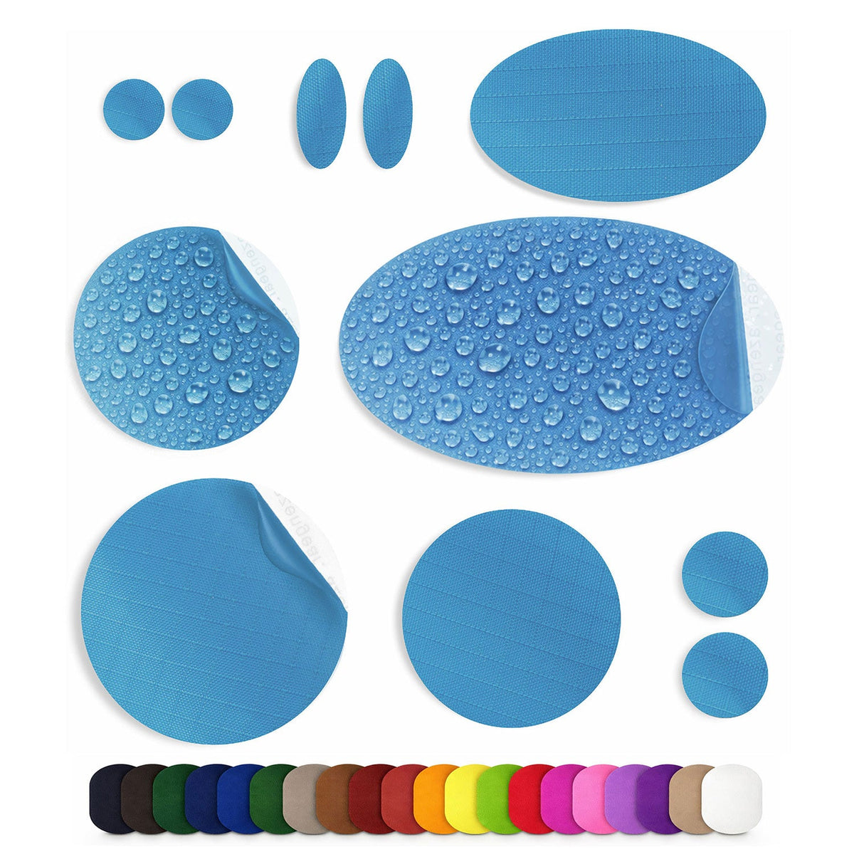 Self-Adhesive Puffer Jacket Repair Patches (30+ Colours) - aZengear