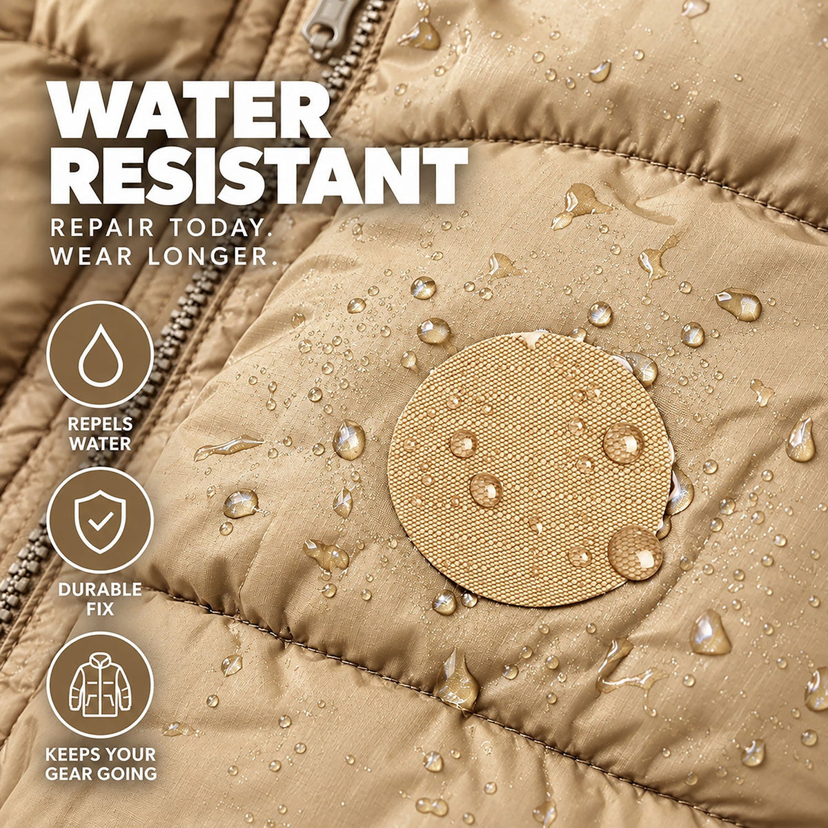 Self-Adhesive Puffer Jacket Repair Patches (30+ Colours) - aZengear