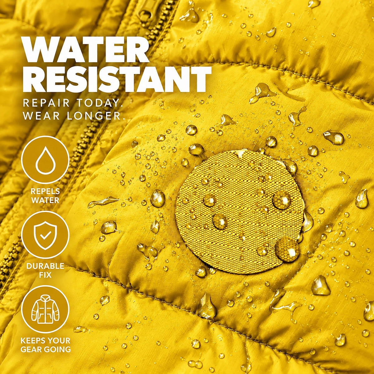 Self-Adhesive Puffer Jacket Repair Patches (30+ Colours) - aZengear