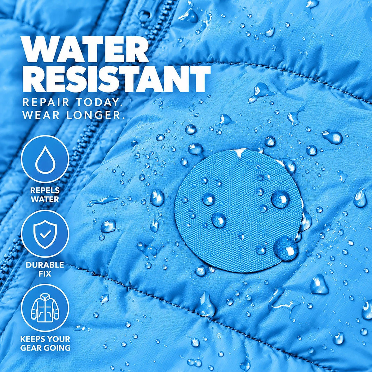 Self-Adhesive Puffer Jacket Repair Patches (30+ Colours) - aZengear