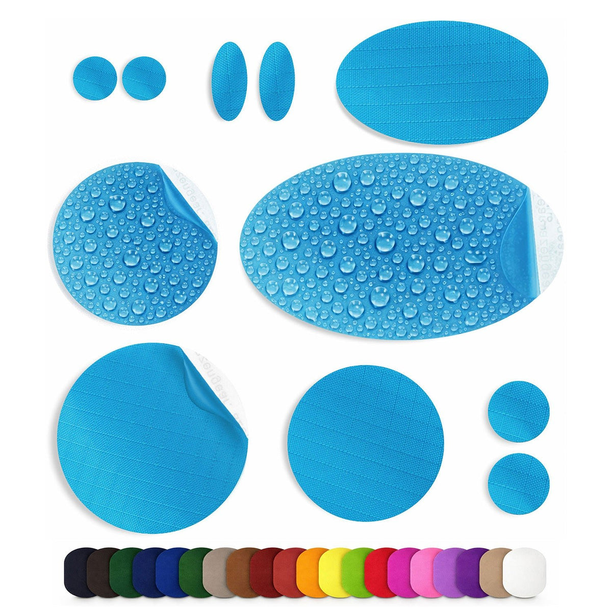 Self-Adhesive Puffer Jacket Repair Patches (30+ Colours) - aZengear