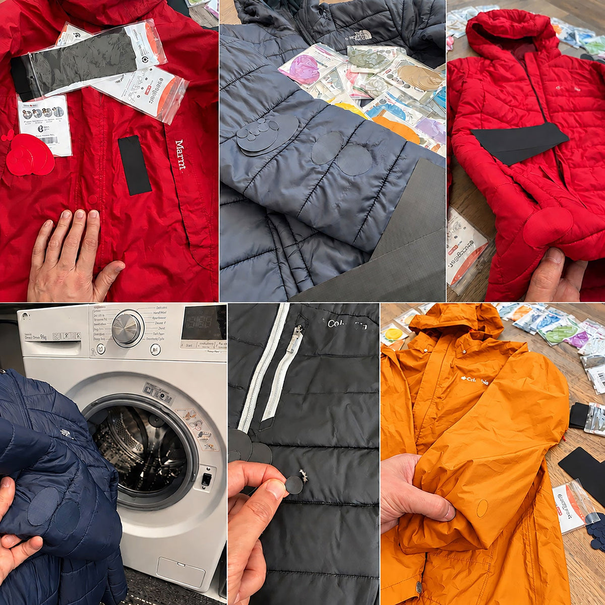 Self-Adhesive Puffer Jacket Repair Patches (30+ Colours) - aZengear