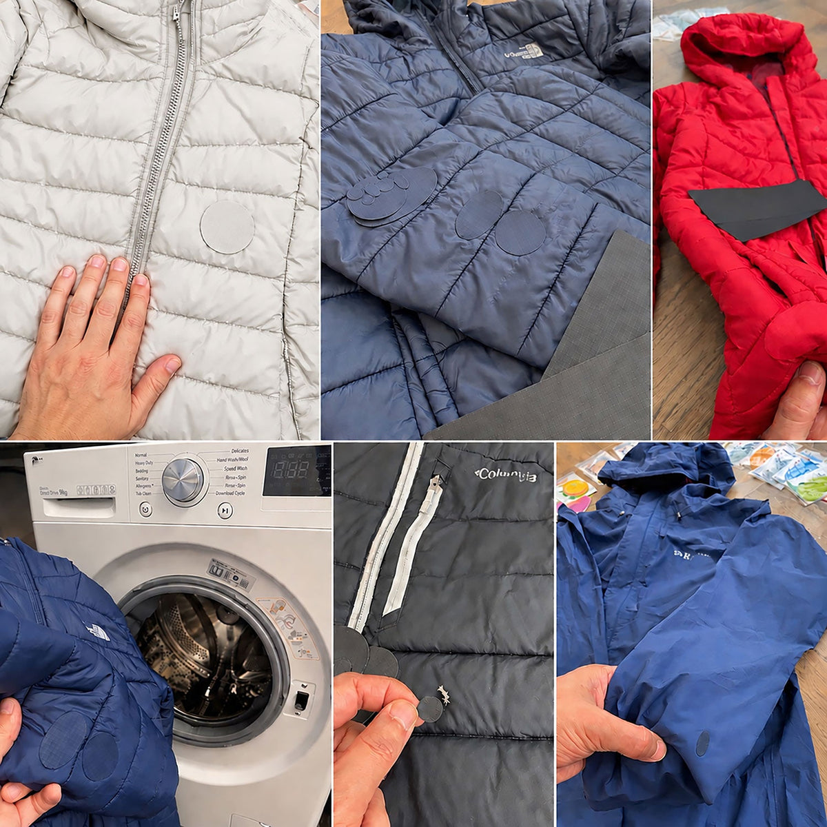 Self-Adhesive Puffer Jacket Repair Patches (30+ Colours) - aZengear