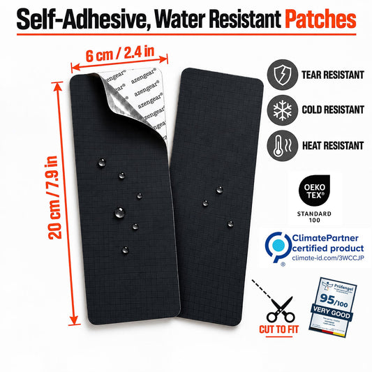 Stick-On Repair Patches - Waterproof, Tear-Cold-Heat-Resistant - aZengear
