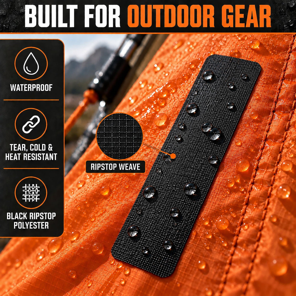 Stick-On Repair Patches - Waterproof, Tear-Cold-Heat-Resistant - aZengear