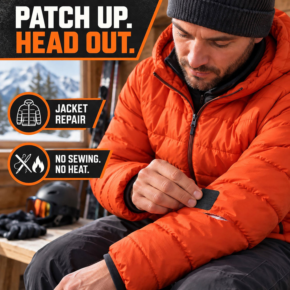 Stick-On Repair Patches - Waterproof, Tear-Cold-Heat-Resistant - aZengear