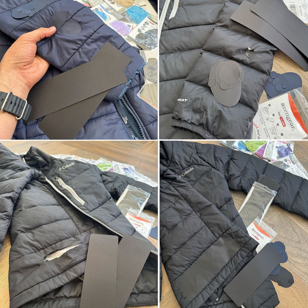 Stick-On Repair Patches - Waterproof, Tear-Cold-Heat-Resistant - aZengear
