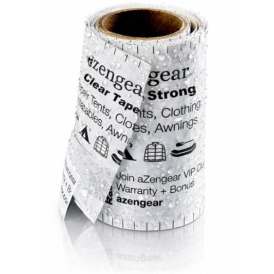 Tenacious Waterproof Transparent Tape to Repair Jackets, Tents, Inflatables - aZengear