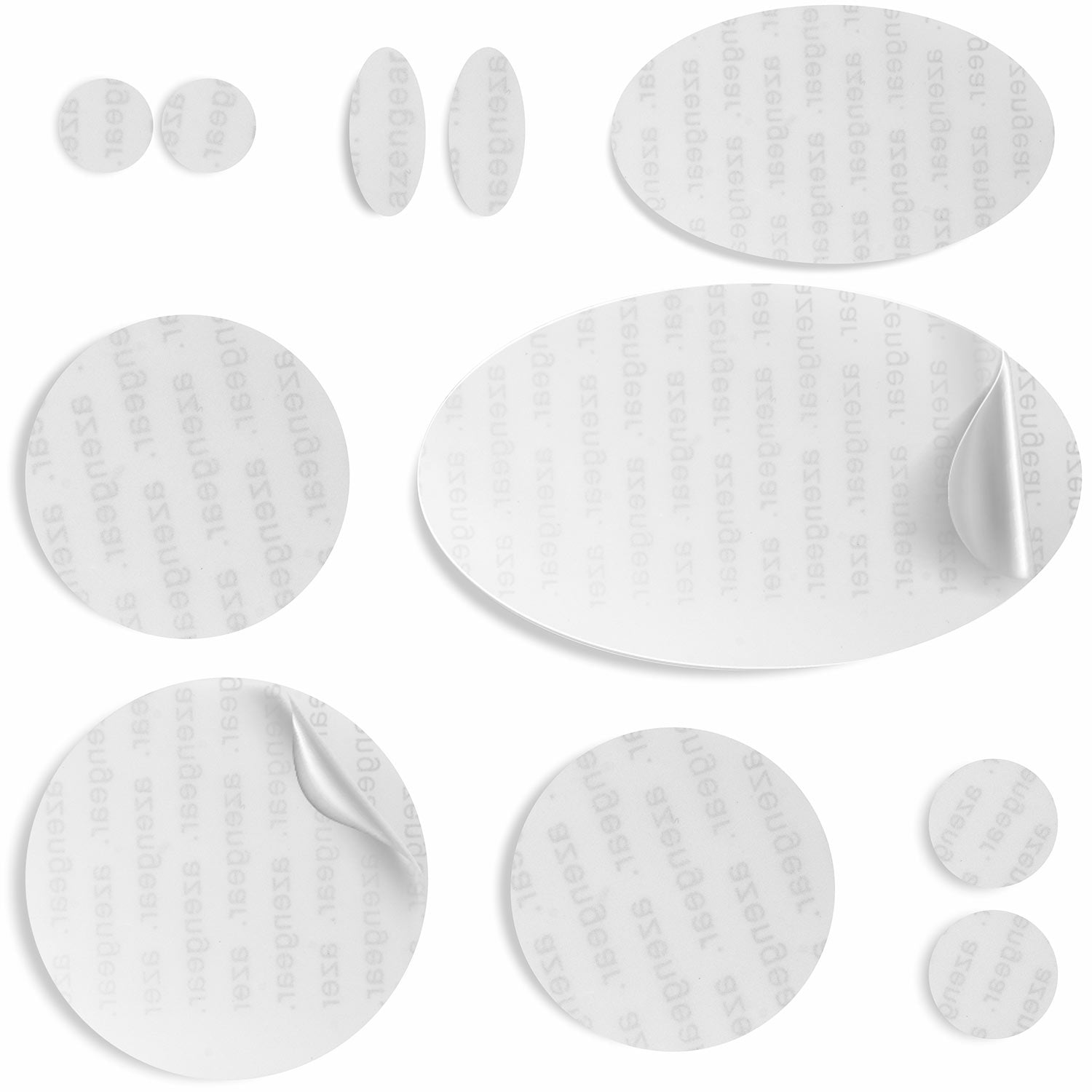 Down Jacket Repair Patches - Self Adhesive Clothing Nylon Patch Waterproof - Clear Transparent