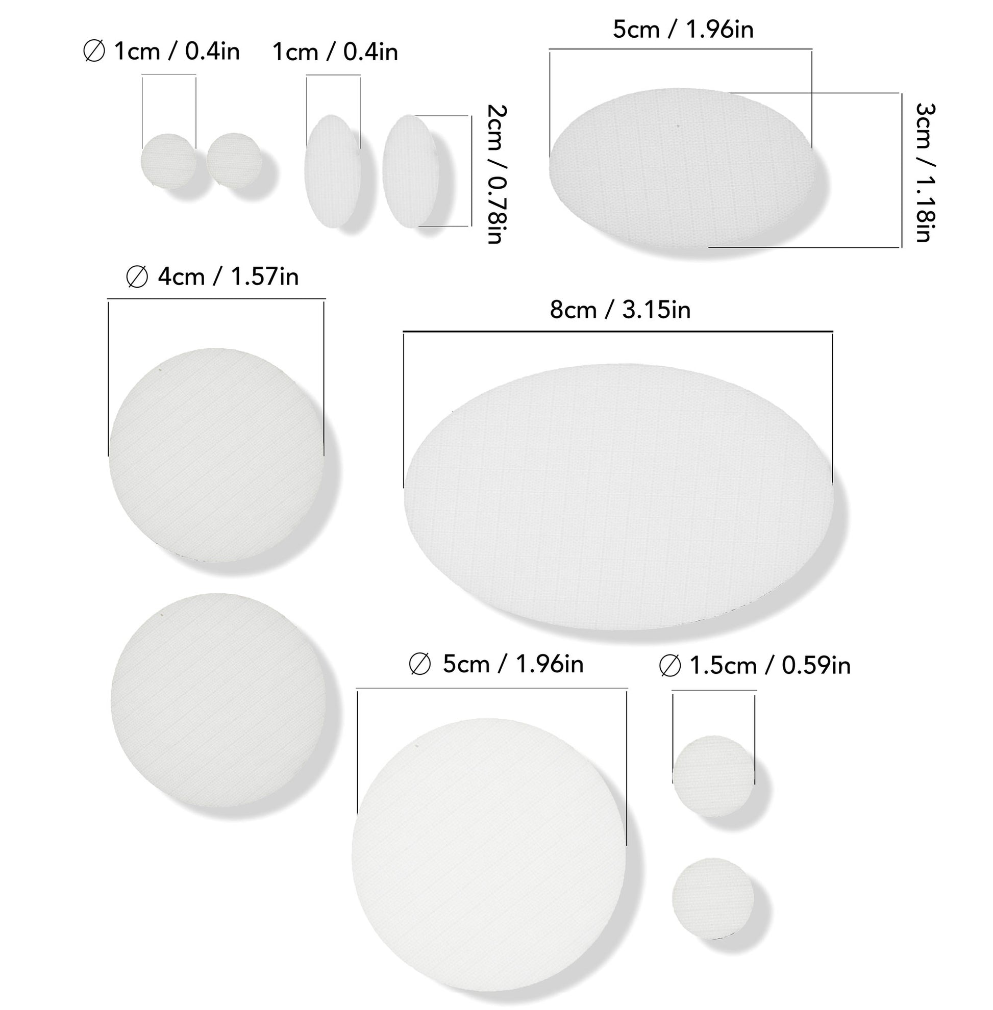 aZengear White Down Jacket Repair Patches | Pre-Cut, Self-Adhesive