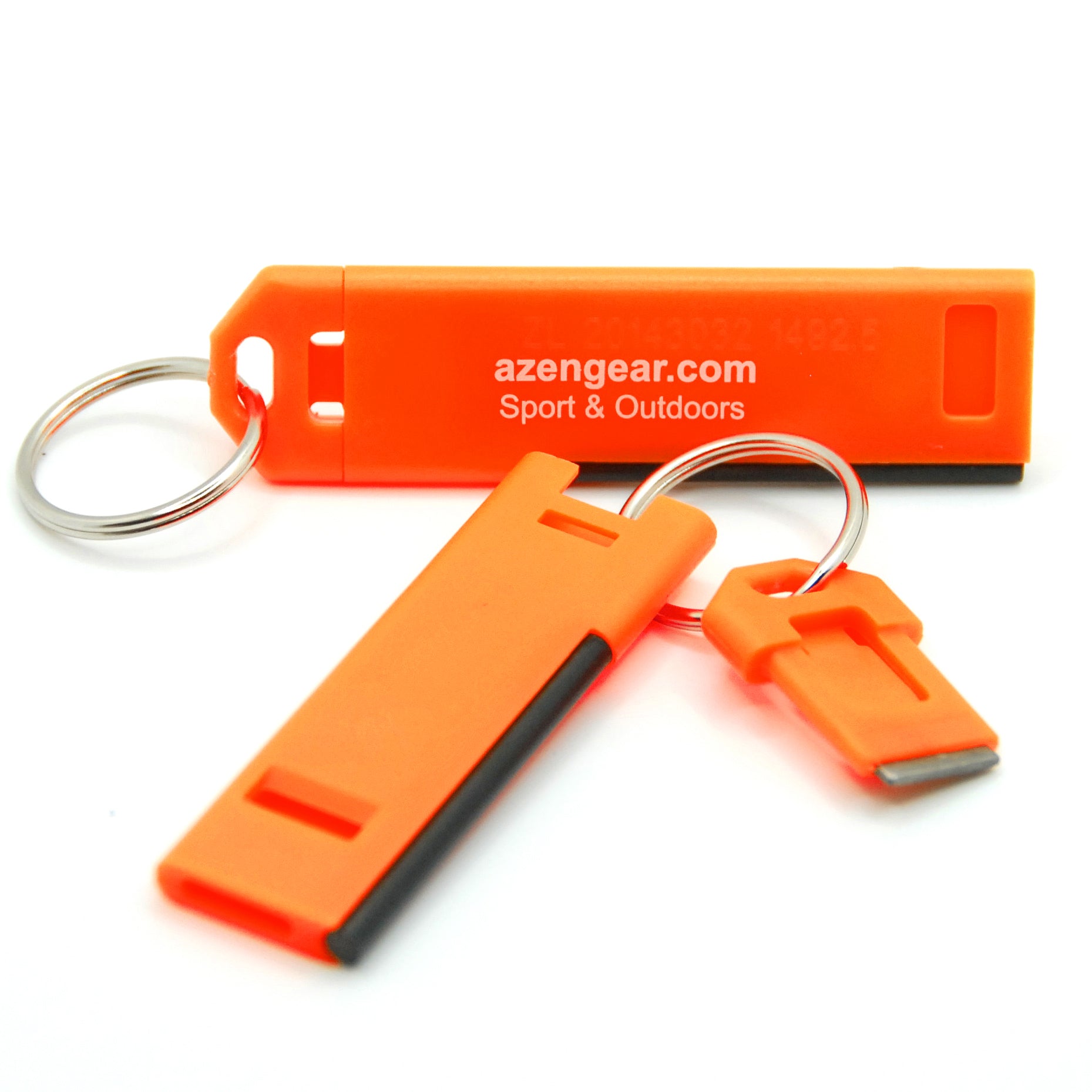 Flint Rod Fire Starter Survival Whistle